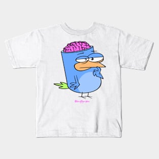 Birdbrain Design for Bird Lovers Kids T-Shirt